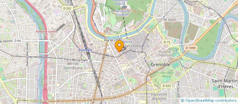localisation de l'entreprise MANTELLO ELECTRONIQUE à GRENOBLE