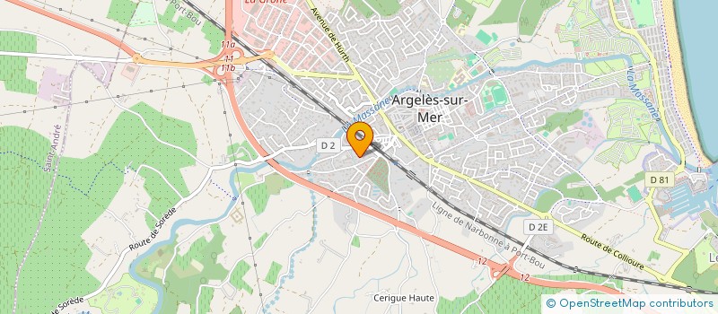 localisation de l'entreprise MANTEQUILLA à ARGELES-SUR-MER