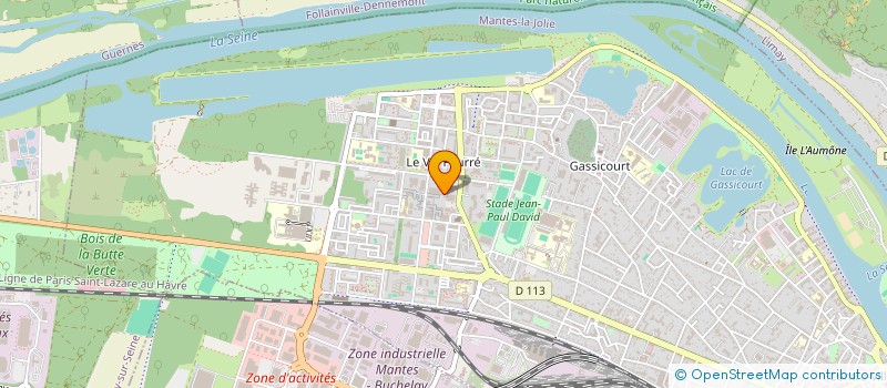 localisation de l'entreprise MANTES 2 AUDITION  MANTES-LA-JOLIE