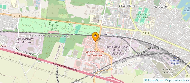 localisation de l'entreprise MANTES AUTO SERVICE à BUCHELAY