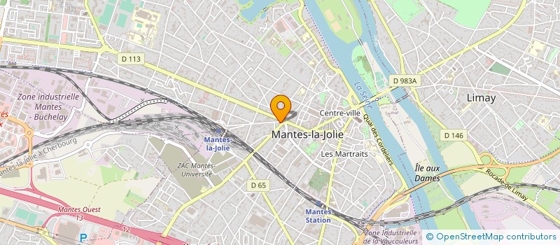localisation de l'entreprise MANTES COMPOSANTS à MANTES-LA-JOLIE