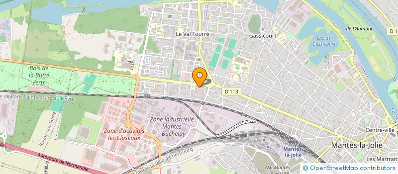 localisation de l'entreprise MANTES EN YVELINES TAEKWONDO  MANTES-LA-JOLIE