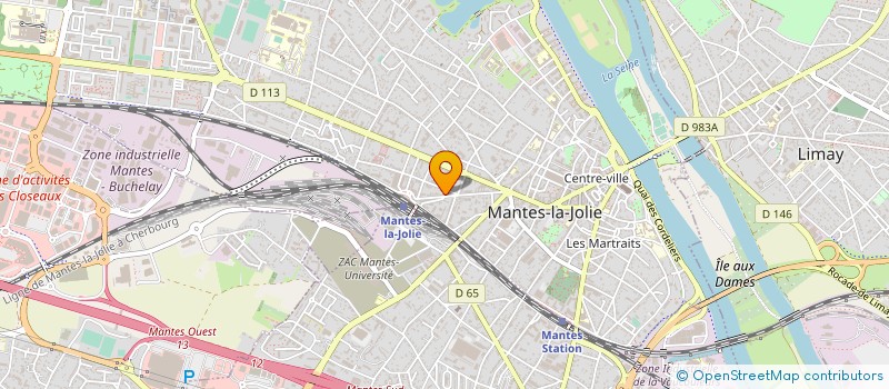localisation de l'entreprise MANTES LOCATION à MANTES-LA-JOLIE