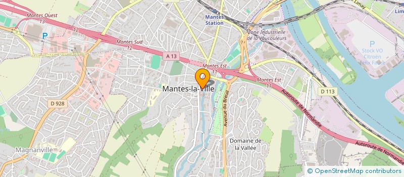 localisation de l'entreprise MANTES VOYAGES à MANTES-LA-VILLE