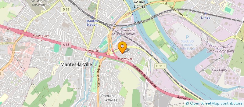localisation de l'entreprise MANTESCENE à MANTES-LA-VILLE