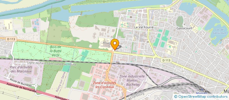 localisation de l'entreprise MANTESLAJOLIE.ONLINE  MANTES-LA-JOLIE