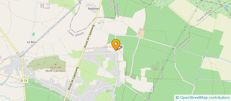 localisation de l'entreprise MANTETI  CUXAC-D'AUDE