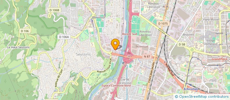 localisation de l'entreprise MANTHEOM à SEYSSINS