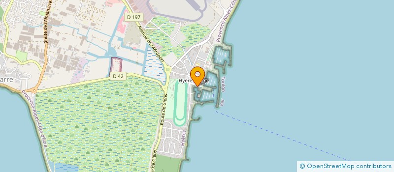 localisation de l'entreprise MANTHIS  HYERES