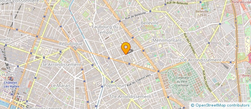 localisation de l'entreprise MANTHOS à PARIS