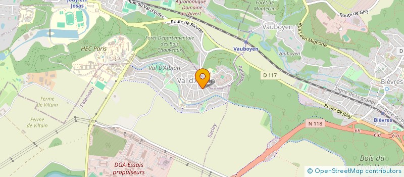 localisation de l'entreprise MANTIMEX à SACLAY