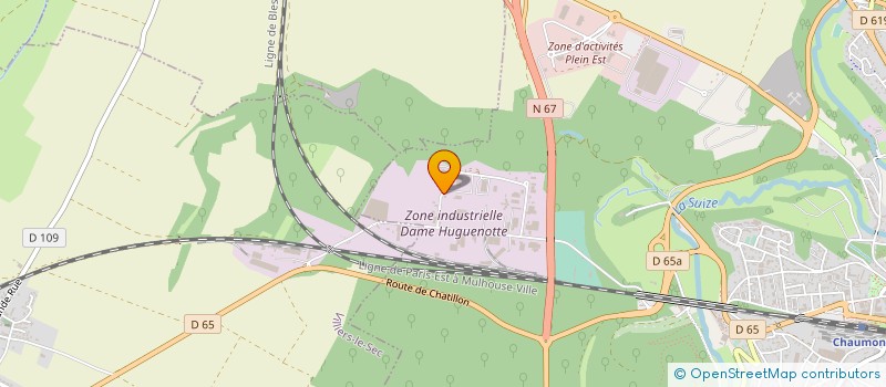 localisation de l'entreprise MANTIN HOLDING à CHAUMONT
