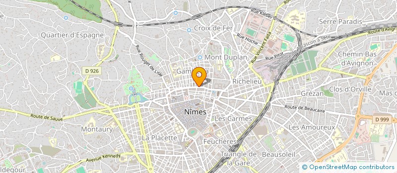localisation de l'entreprise MANTINEZ à NIMES