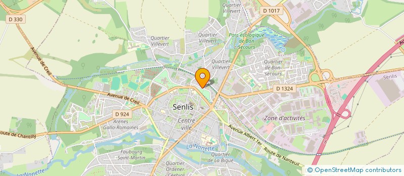 localisation de l'entreprise MANTIS ASSOCIATE FRANCE  SENLIS