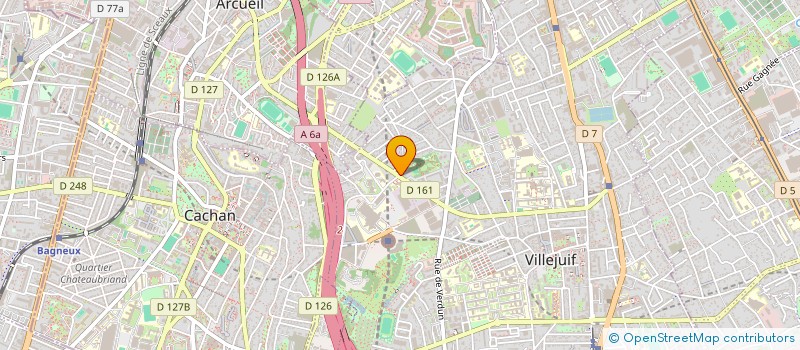 localisation de l'entreprise MANTIX à VILLEJUIF