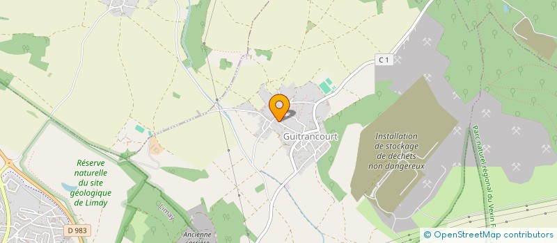 localisation de l'entreprise MANTOIS GESTION PROMOTION  GUITRANCOURT