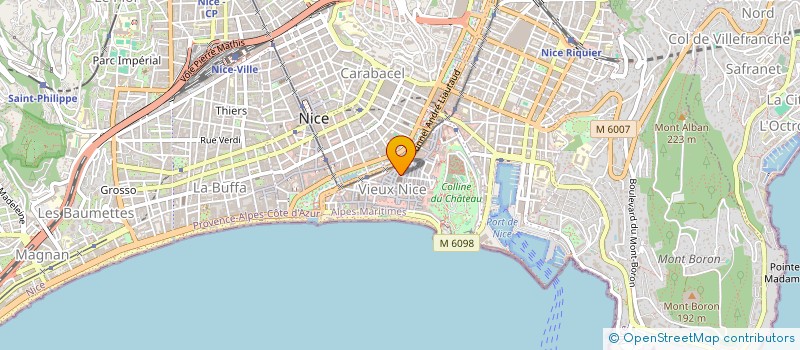 localisation de l'entreprise MANTRAAH  NICE