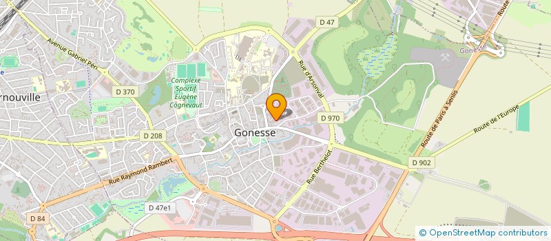 localisation de l'entreprise MANU 2000 à GONESSE