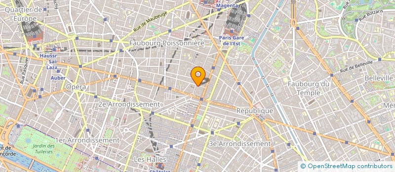 localisation de l'entreprise MANU  PARIS