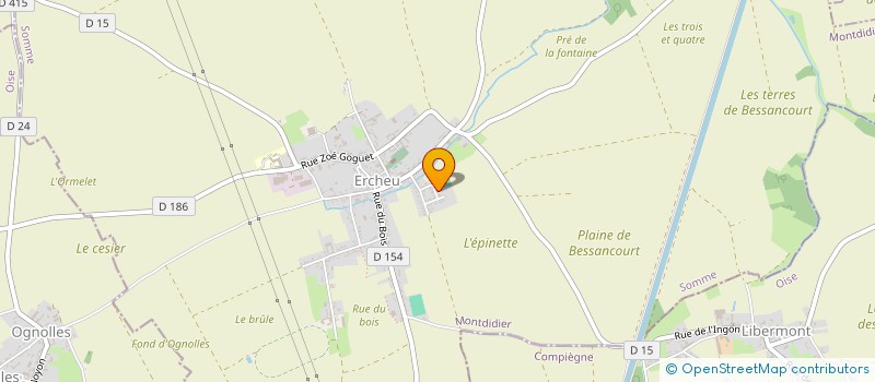 localisation de l'entreprise MANU   BOMBON