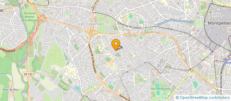 localisation de l'entreprise MANU  LATTES