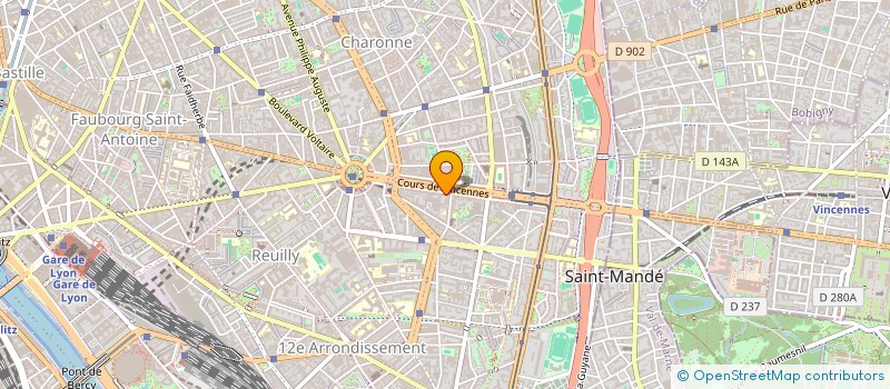 localisation de l'entreprise MANU  PARIS