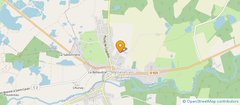 localisation de l'entreprise MANU BLANCHET à MEZIERES-EN-BRENNE