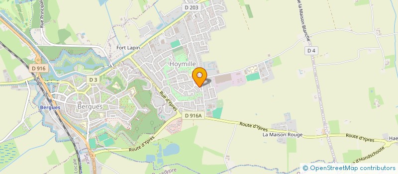 localisation de l'entreprise MANU BRICO LOISIRS  HOYMILLE