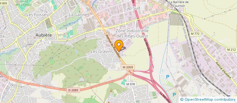 localisation de l'entreprise MANU CAR 63  AUBIERE