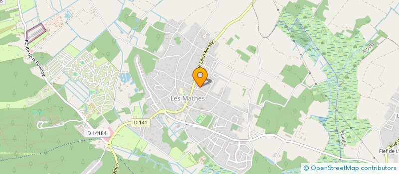 localisation de l'entreprise MANU CLIM 17  LES MATHES