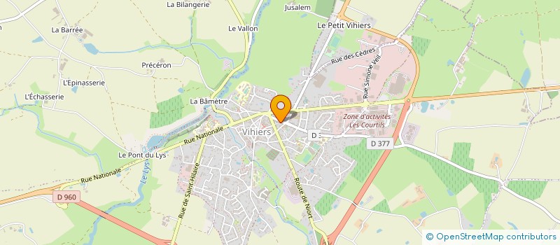 localisation de l'entreprise MANU & CO à LYS-HAUT-LAYON
