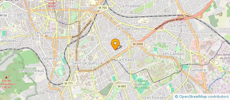 localisation de l'entreprise MANU CONCEPTION  CLERMONT-FERRAND