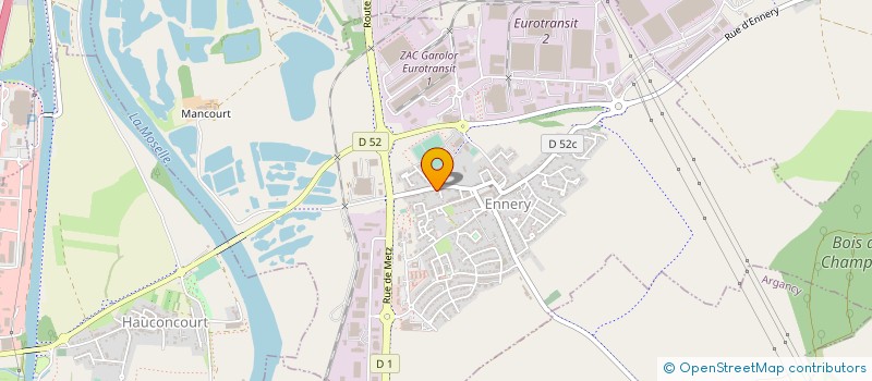 localisation de l'entreprise MANU CONTAINER  ENNERY