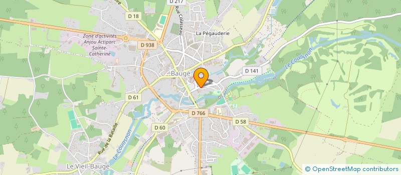 localisation de l'entreprise MANU CORDIS  BAUGE-EN-ANJOU