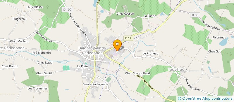 localisation de l'entreprise MANU COTTET  TOUVERAC