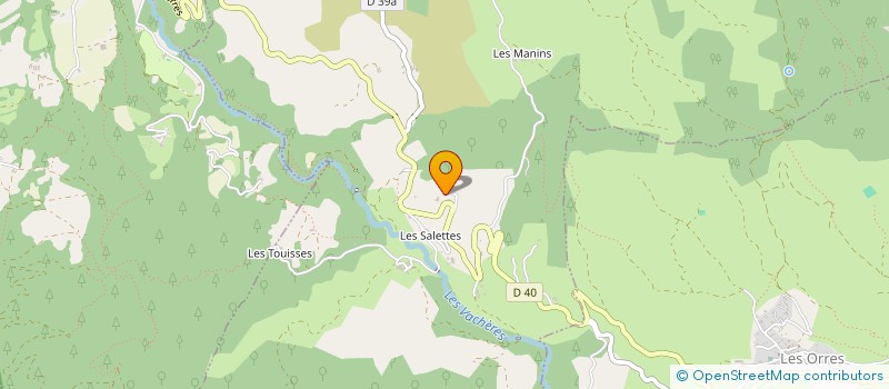 localisation de l'entreprise MANU'EVA  CROTS