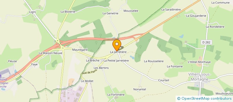 localisation de l'entreprise MANU-FOREST91 à VILLIERS-SOUS-MORTAGNE