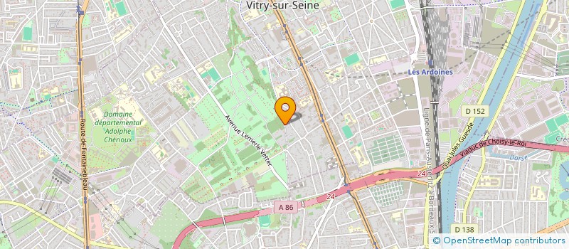 localisation de l'entreprise MANU'L à VITRY-SUR-SEINE