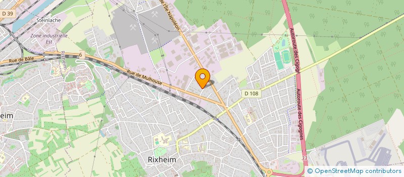 localisation de l'entreprise MANU P. CONSULT à RIXHEIM