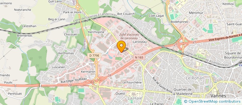 localisation de l'entreprise MANU P'TITS PRIX à VANNES