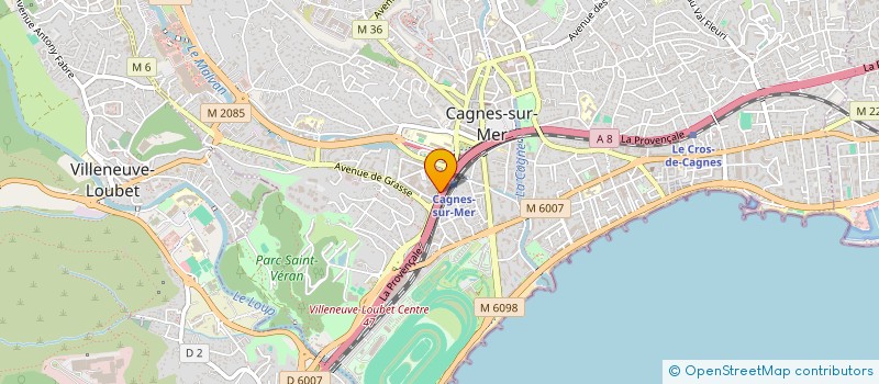 localisation de l'entreprise MANU PRIMEURS à CAGNES-SUR-MER