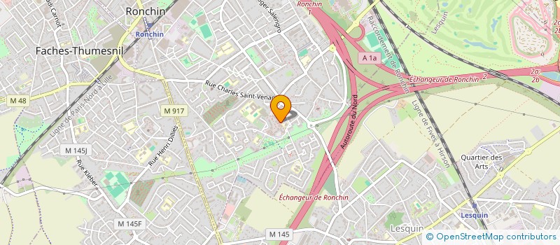 localisation de l'entreprise MANU PRO BAT à RONCHIN