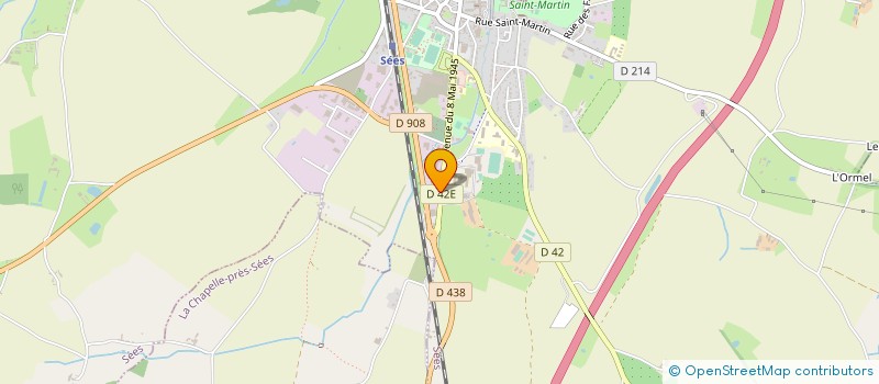 localisation de l'entreprise MANU RENOV' à SEES