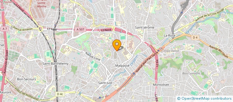 localisation de l'entreprise MANU SANTE à MARSEILLE