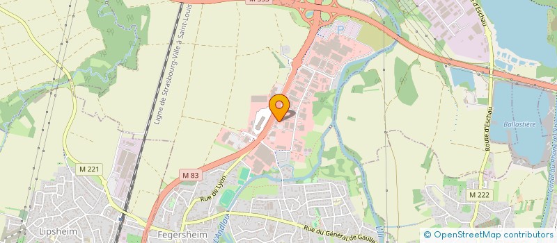 localisation de l'entreprise MANU SERVICES  FEGERSHEIM