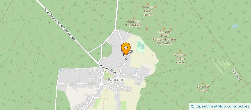 localisation de l'entreprise MANU TAXI GIEN à PAUCOURT