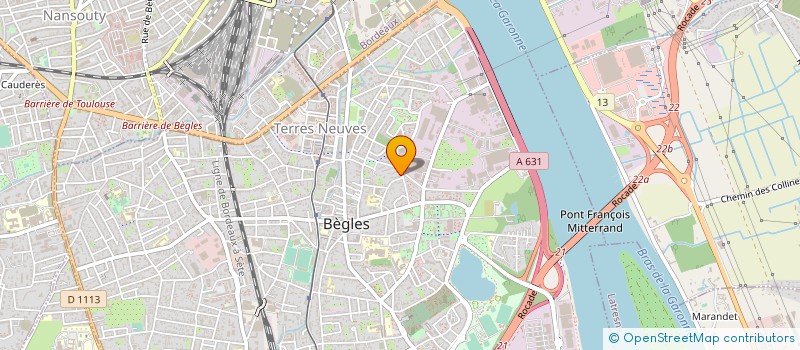 localisation de l'entreprise MANU TECH PRINT à BEGLES