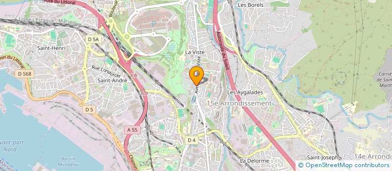 localisation de l'entreprise MANU VTC TRANSPORT-SERVICE à MARSEILLE