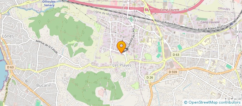 localisation de l'entreprise MANUA BODY à SIX-FOURS-LES-PLAGES