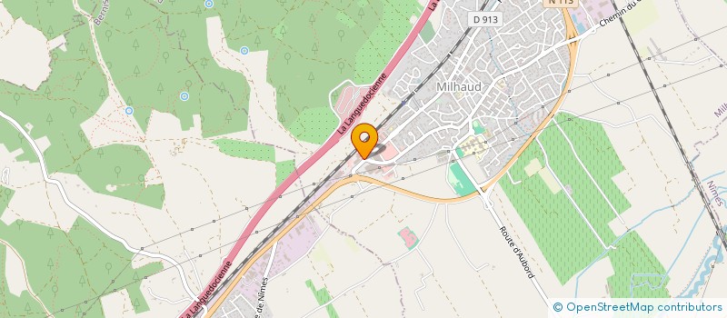 localisation de l'entreprise MANUAE  MILHAUD